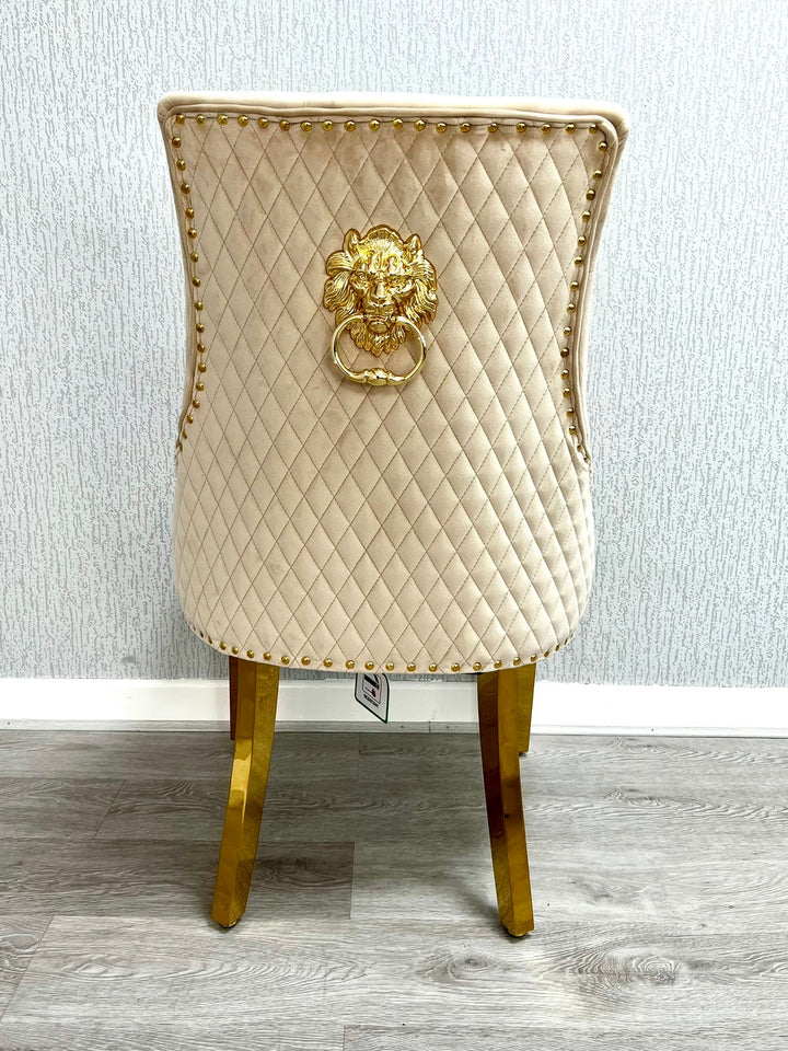 2M Monaco Gold Dining Table