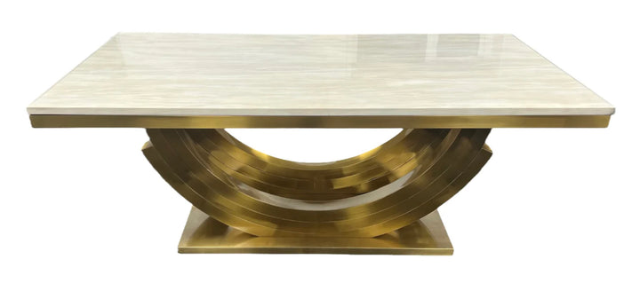 2M Monaco Gold Dining Table