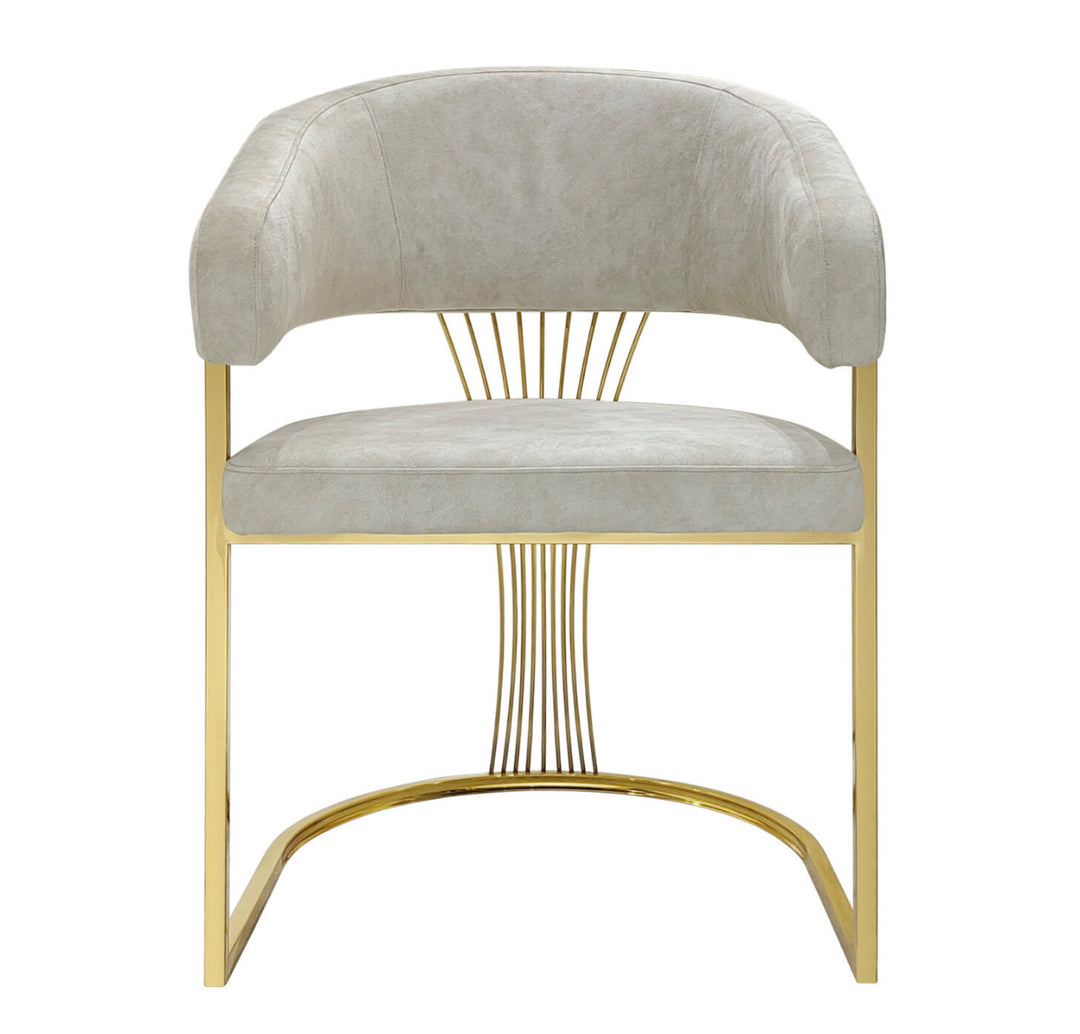 Porado Cream Dining Chair