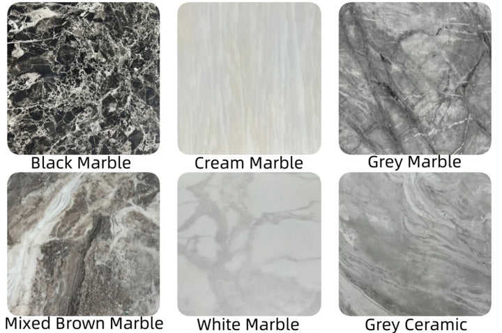 marble color list for marble dining table top