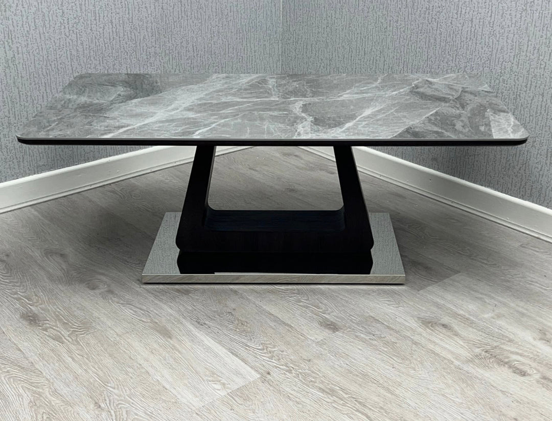 Zermatt Extendable Dining Table(160 – 200) (Grey Ceramic