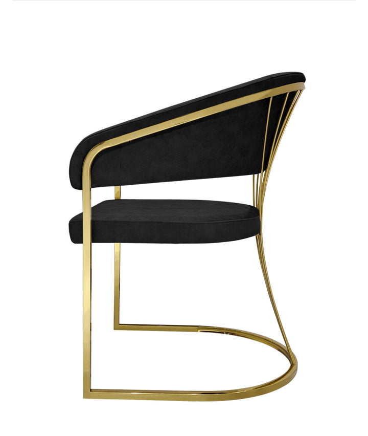 Porado Black Dining Chair