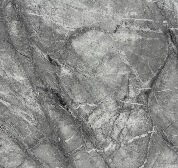 2M Monaco Marble Dining Table Cream And Gold