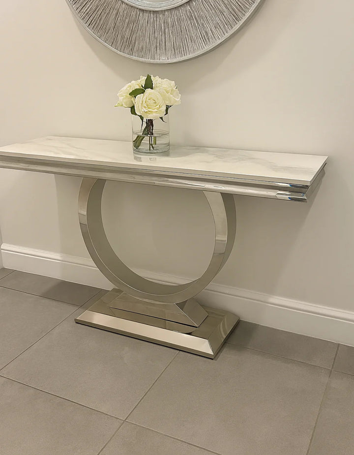 Arianna Marble Console Table