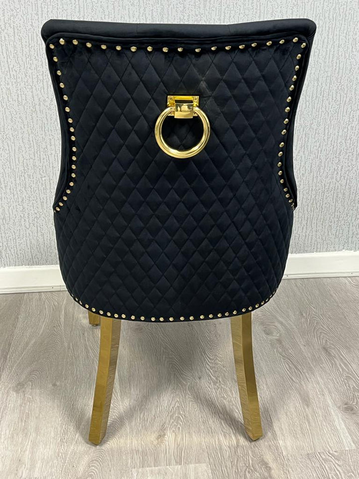 2M Monaco Gold Dining Table