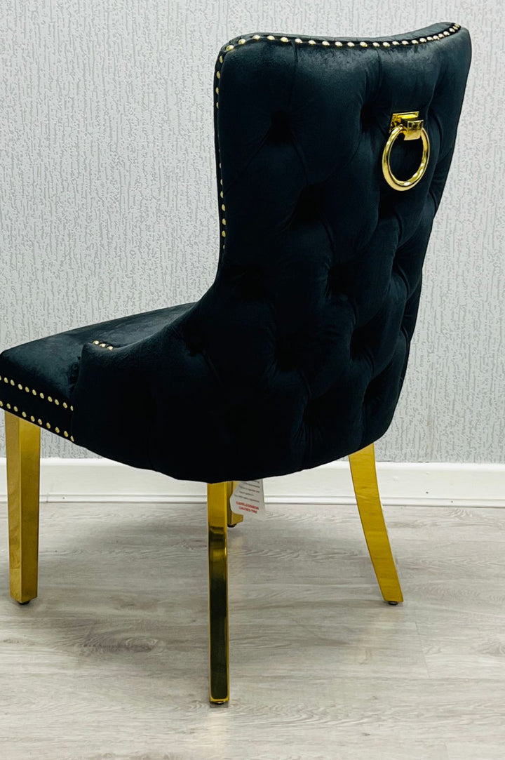 2M Monaco Gold Dining Table