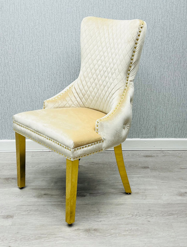 2M Monaco Gold Dining Table