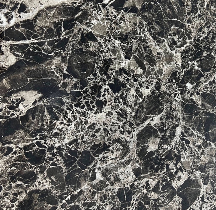 black color marble table top