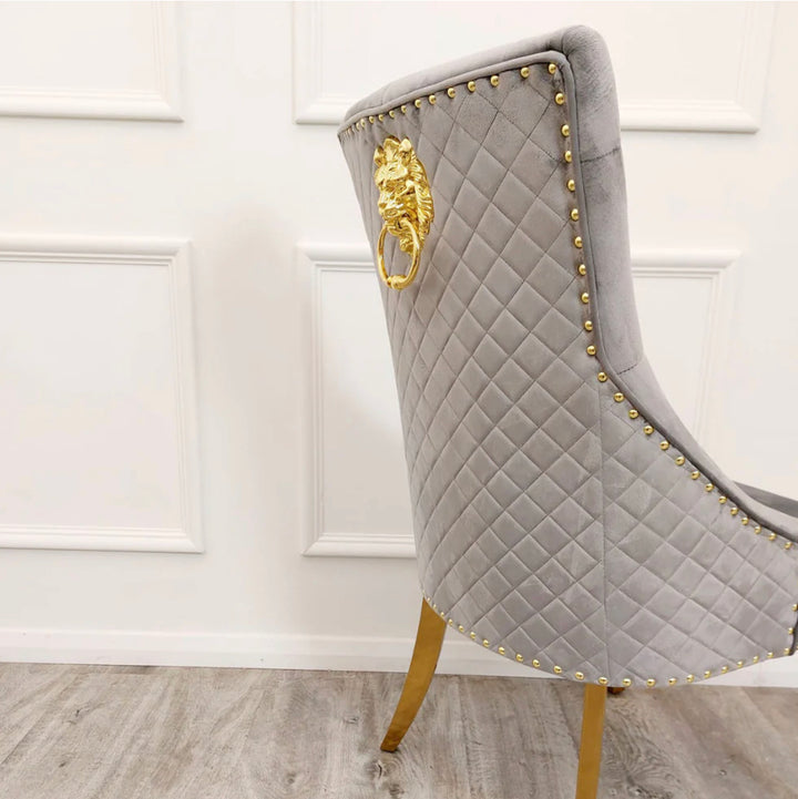 2M Monaco Gold Dining Table