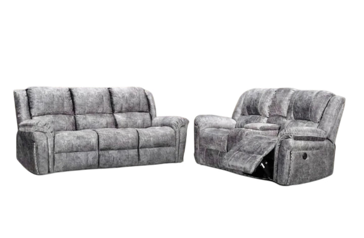 3 seater luxury grey sofa on the leaving room