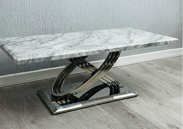 Rose Grey Marble Coffee Table