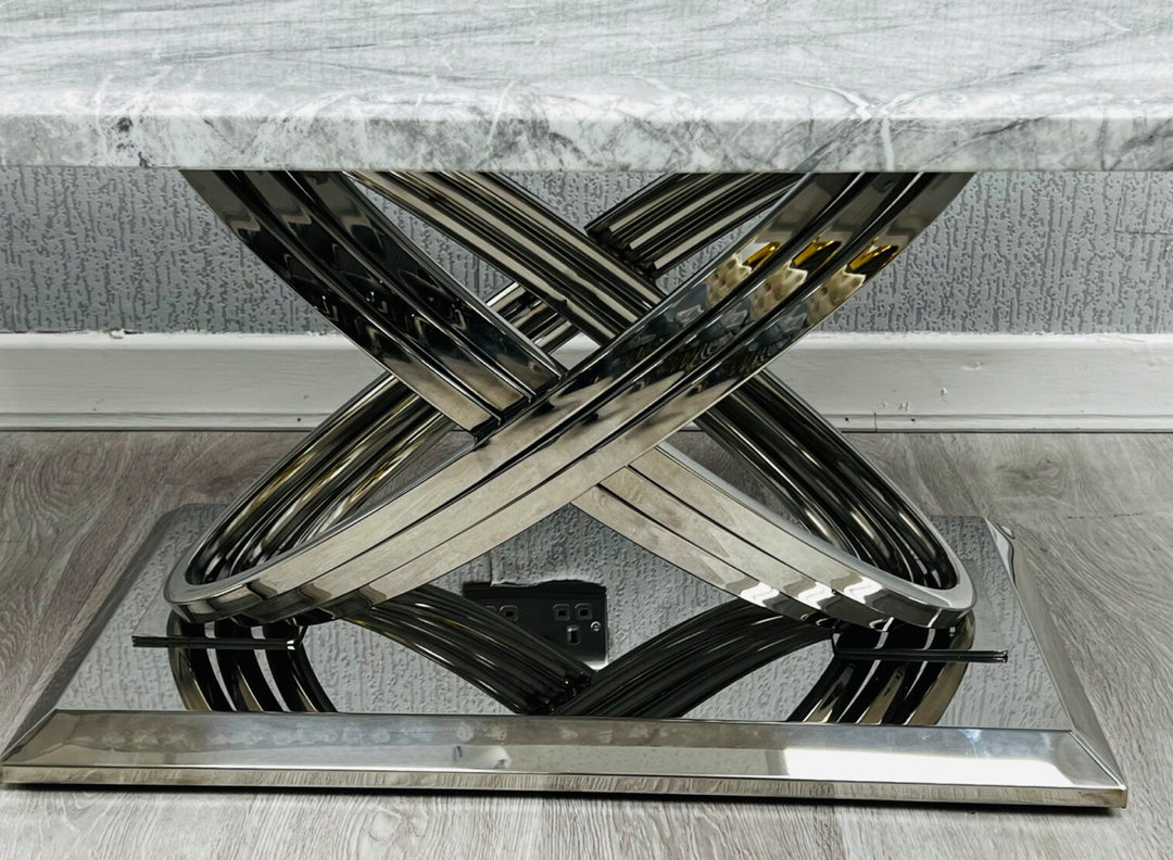 Rose Grey Marble Coffee Table