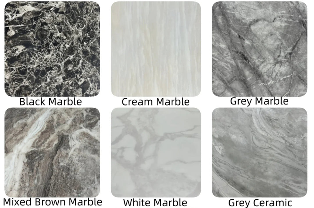 marble color list for marble dining table