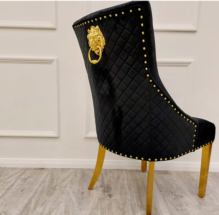 2M Monaco Gold Dining Table