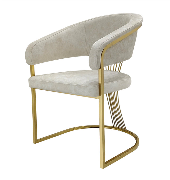 Porado Cream Dining Chair