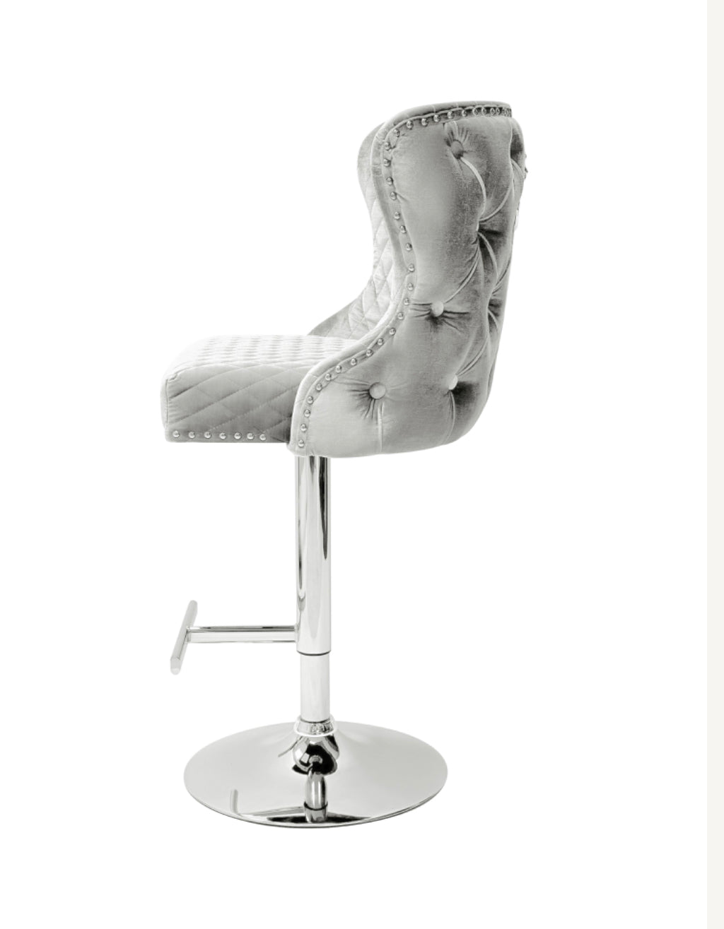 Valentino Silver Lion Knocker Bar Stool