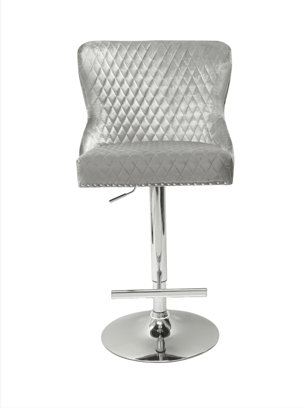 Valentino Silver Lion Knocker Bar Stool
