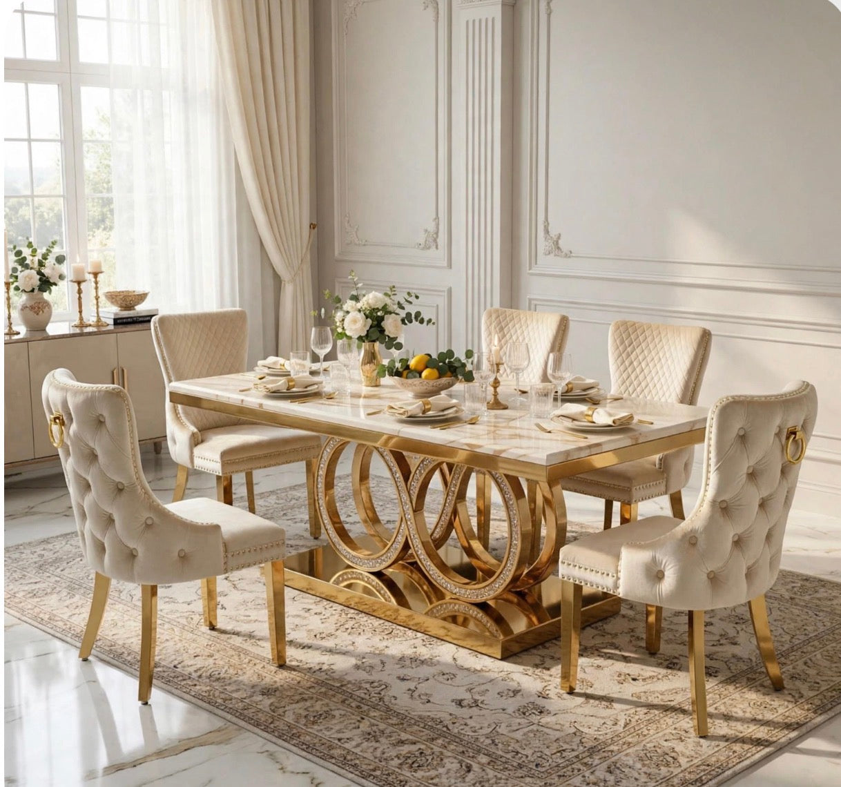 Gold Dining Sets