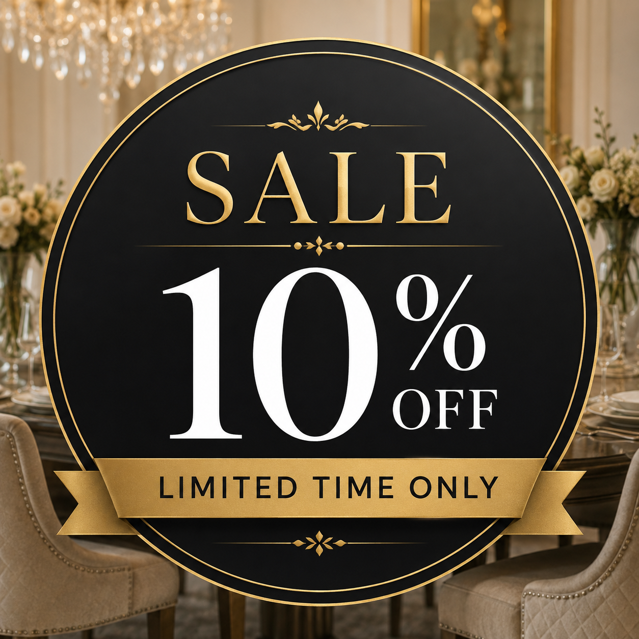 10% OFF SALE