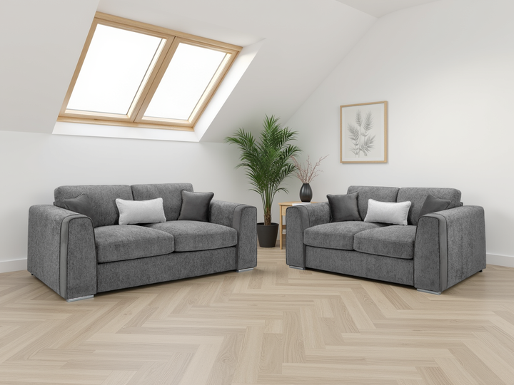 Naples Sofa Grey 3+2 Set