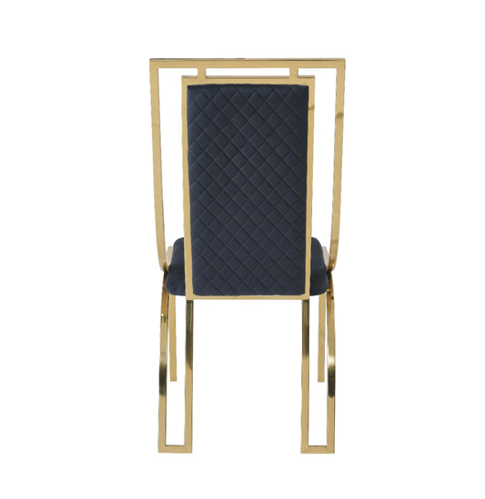 Windsor Dining Chairs Black & Gold