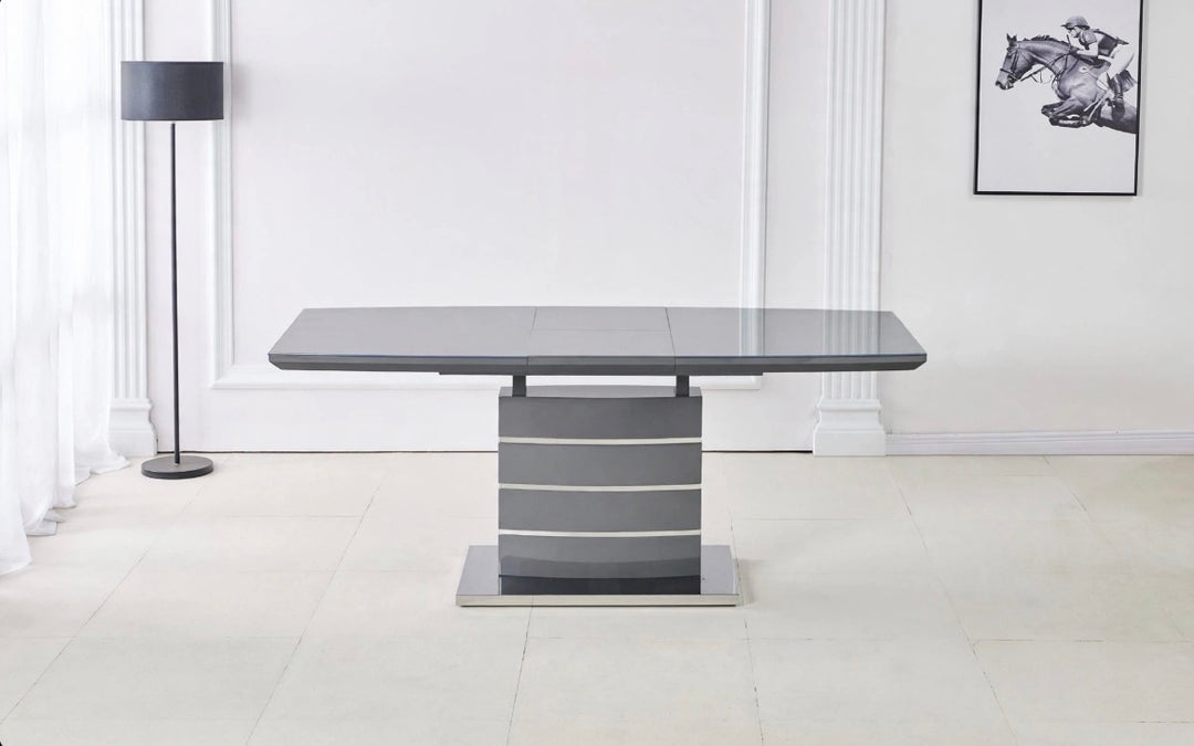 Milan Grey Extending Dining Table | 140cm -180cm