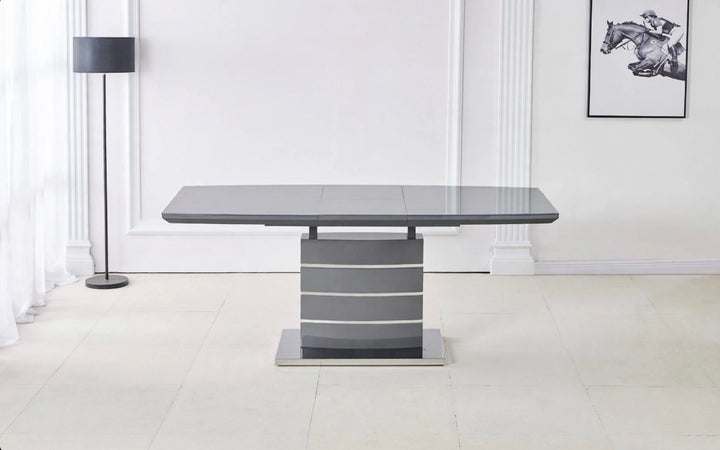 Milan Grey Extending Dining Table | 140cm -180cm