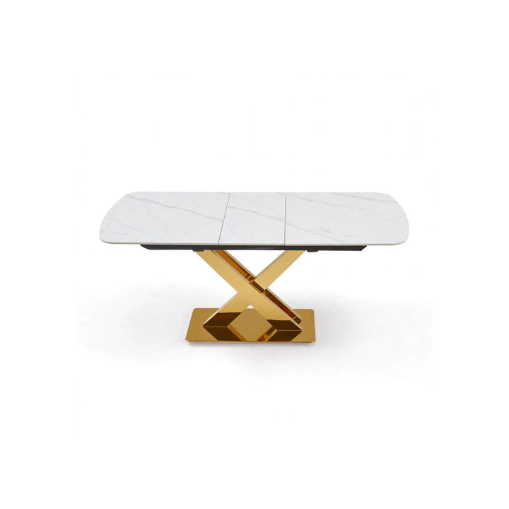Windsor White Gold Extending Dining Table | 160cm -200cm