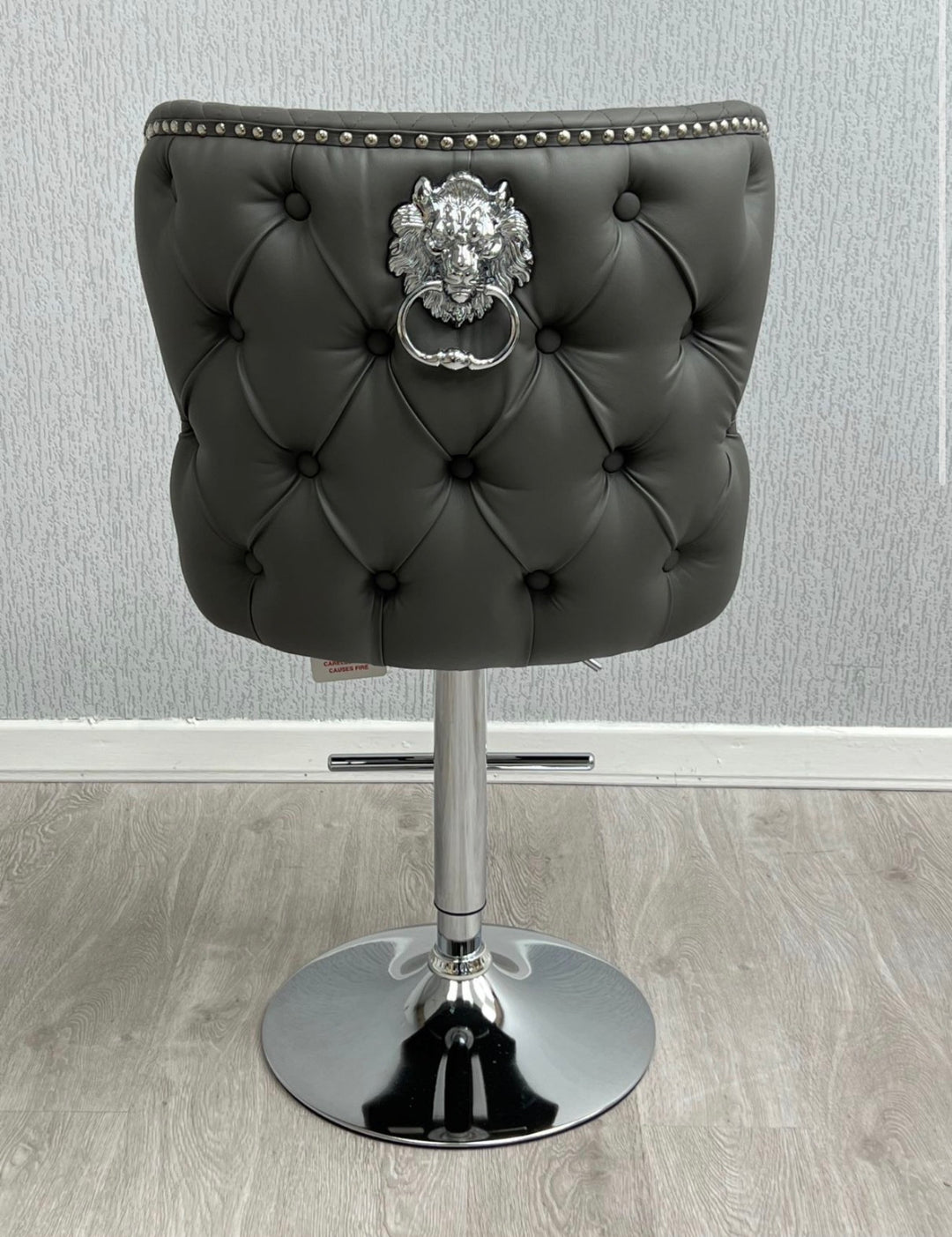 Valentino PU Leather Bar Stools – Modern Kitchen Breakfast Bar Seating