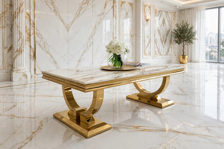 Arianna Marble Coffee Table | Luxury Living Room Table UK