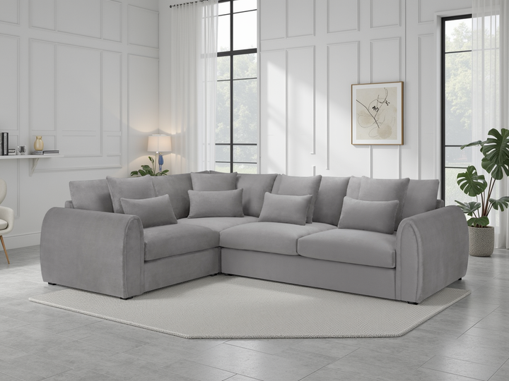 Mirabel Sofa Grey Left Hand Facing Corner