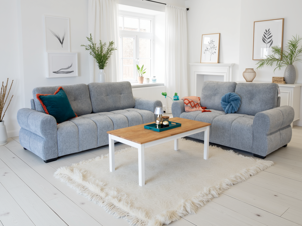 San Marino Sofa Grey 3+2 Set