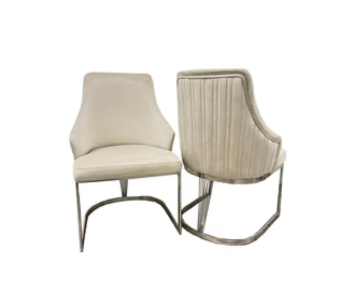 Pair of Chelmsford Mink Dining Chairs