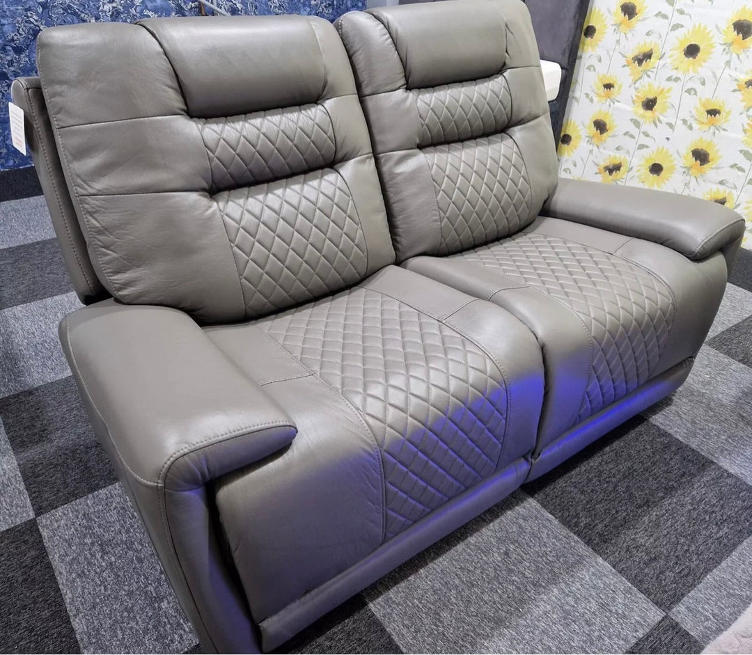Grey Recliner Sofa 