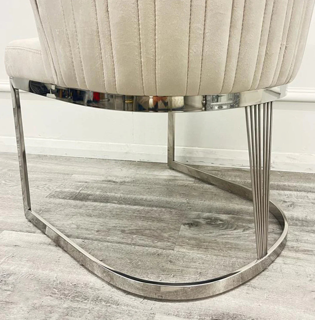 Pair of Chelmsford Mink Dining Chairs