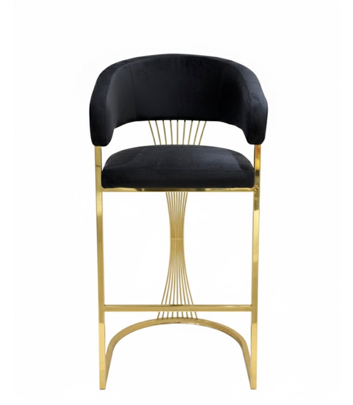 Parado Black & Gold Bar stool