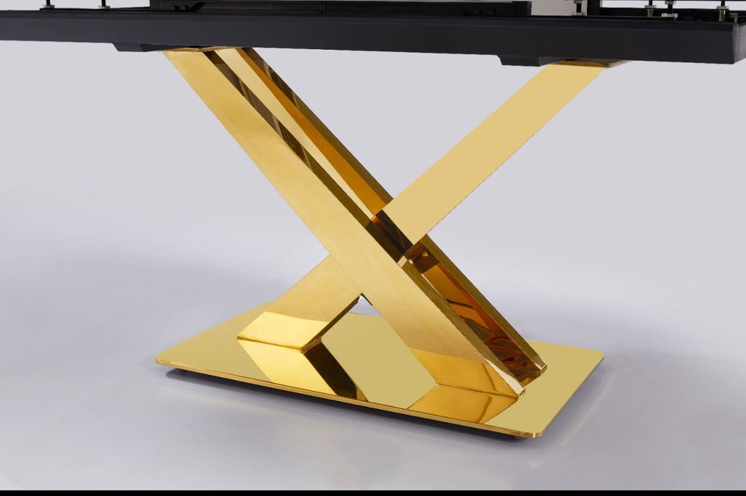 Windsor White Gold Extending Dining Table | 160cm -200cm
