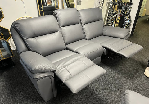 Montana 3 Seater 2 Seater 1 Seater  Recliner Sofa Grey