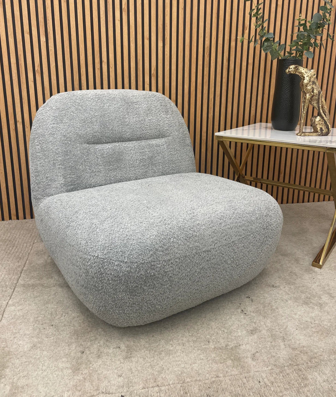 Miami Curved Cinema Boucle Sofa