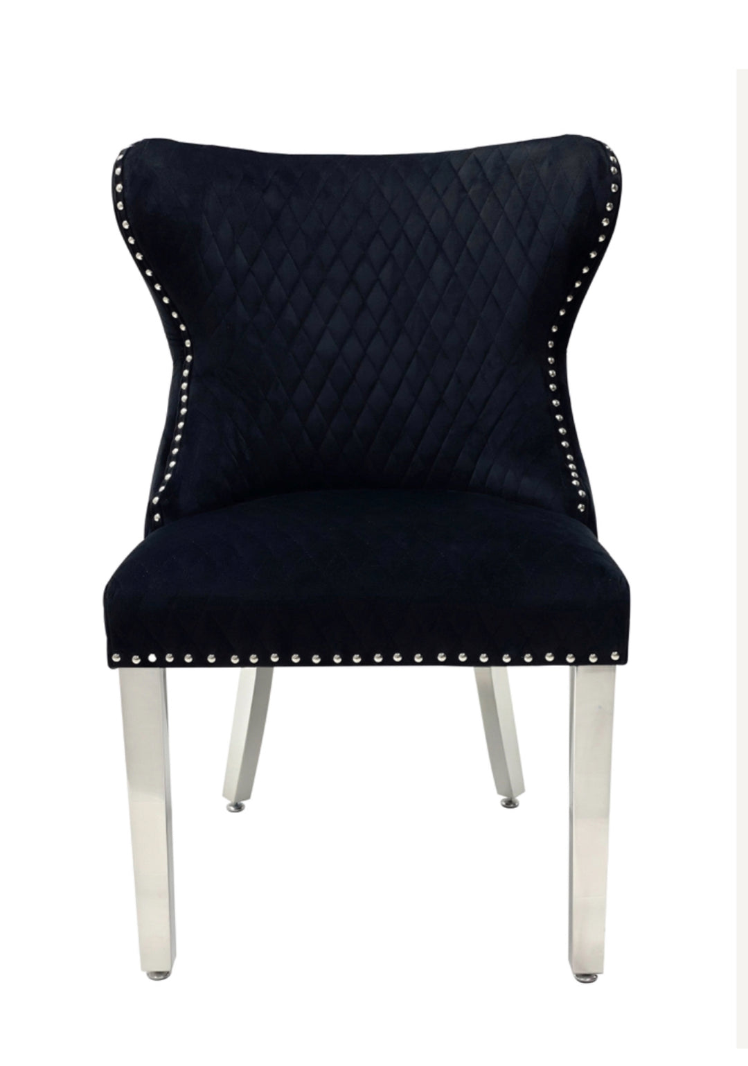 Rose 160cm Grey Marble Dining Table With Valentino Dark Grey Dining Chairs Lion Knocker