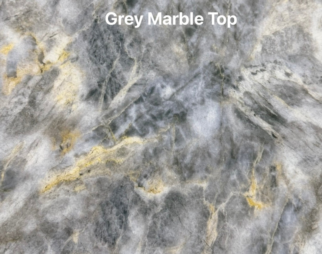 Madrid Grey and Gold Dining Table Set with Matching Dining Chairs – Luxury Modern Design