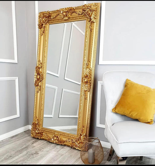 Large Roma Mirror Gold