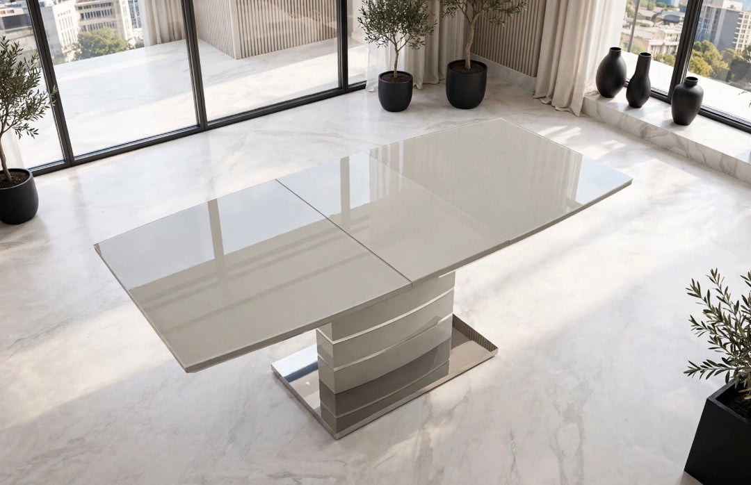 Milan Cappuccino Extending Dining Table ONLY | 140cm -180cm