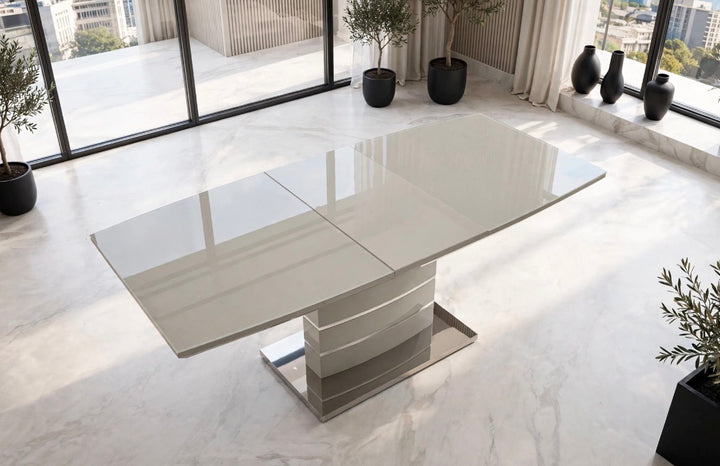 Milan Cappuccino Extending Dining Table ONLY | 140cm -180cm