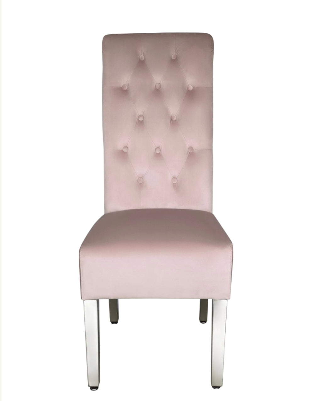 Pair Of 2 Sofia Pink Dining Chair Lion Knocker Chair