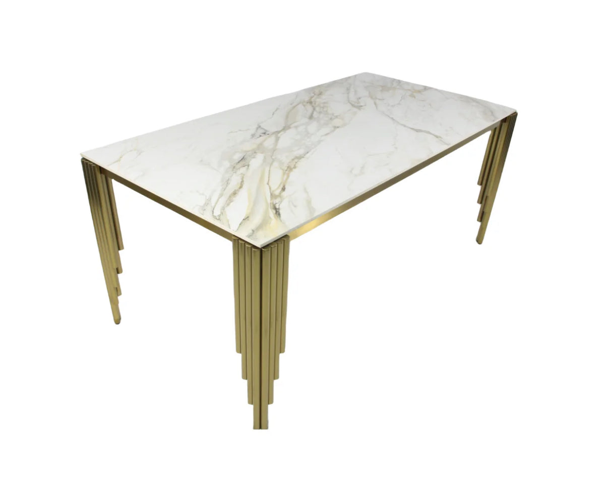 Mayfair Gold 1.8m Dining Table