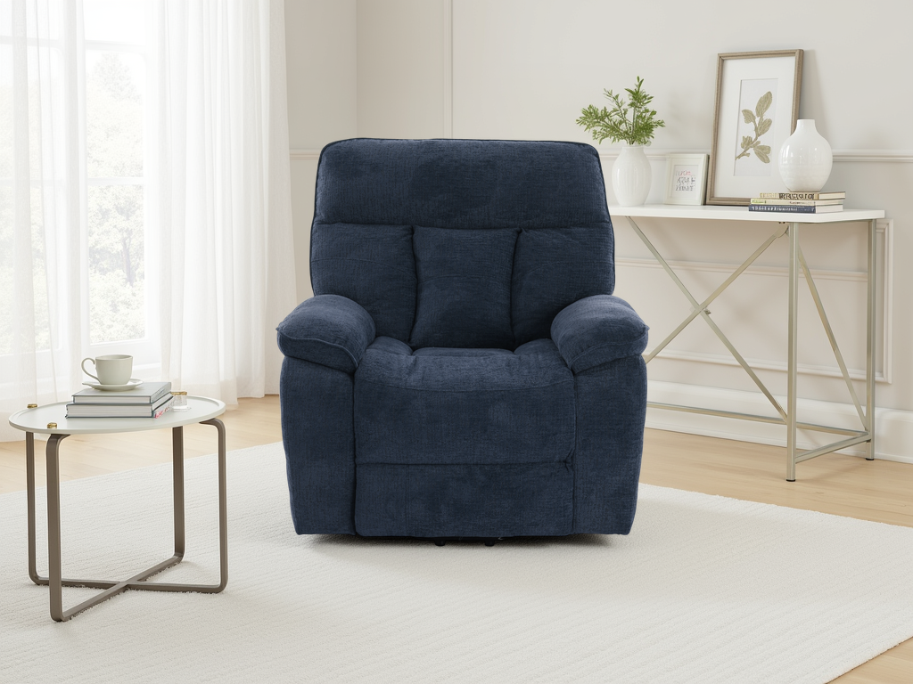 Cornwall Rise and Recline Massage Chair Blue