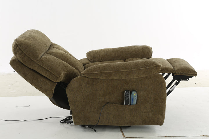 Cornwall Rise and Recline Massage Chair Brown