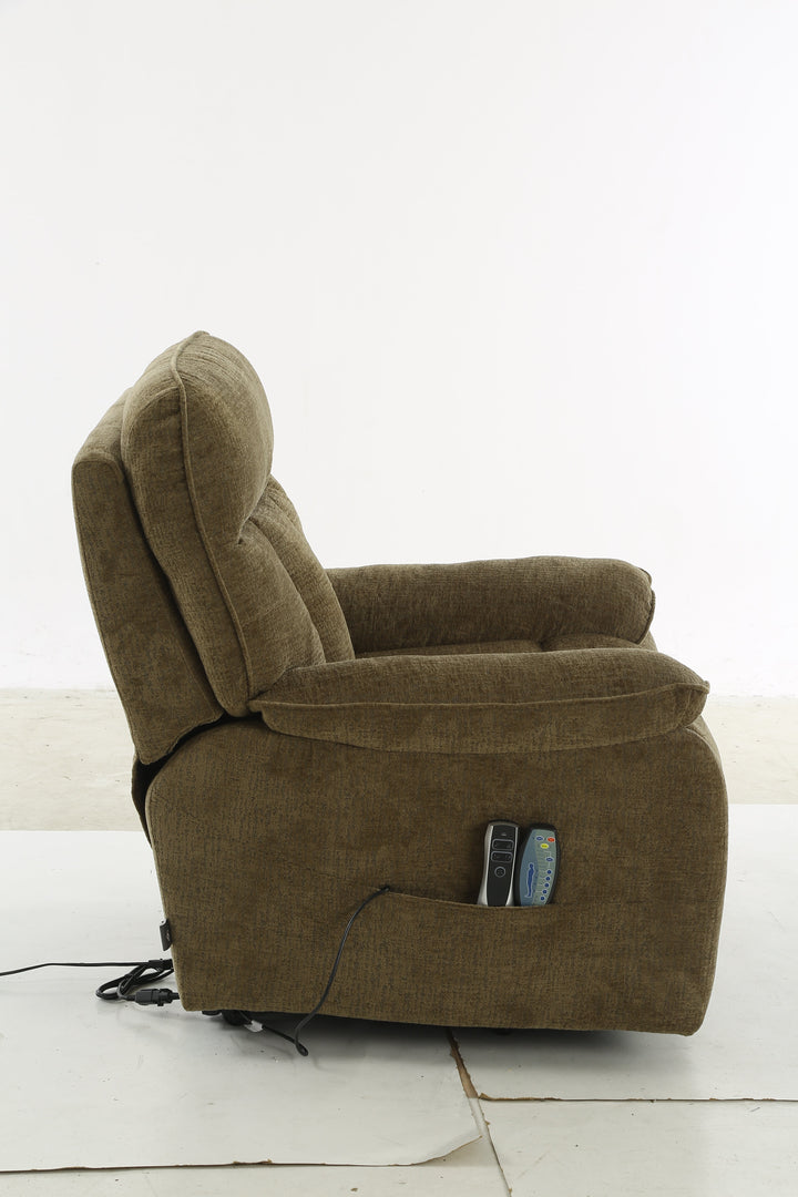 Cornwall Rise and Recline Massage Chair Brown