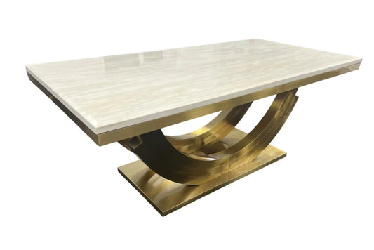 2M Monaco Marble Dining Table